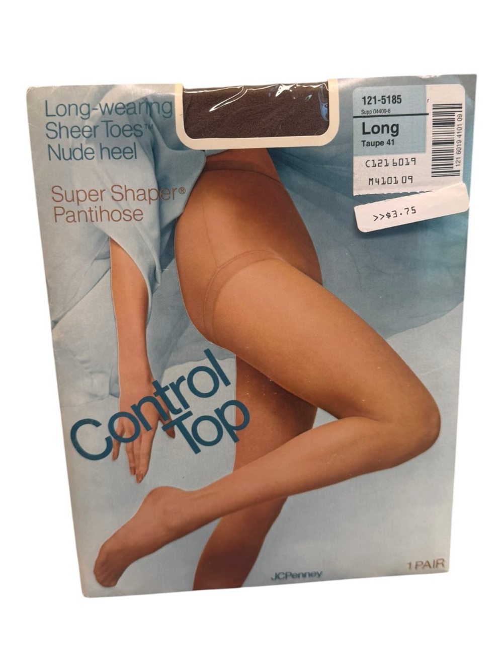 JCPenney Control Top Super Shaper Pantyhose Long Taupe 41